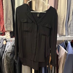 Elegant Black Women's Top